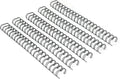 Rayson WR21143BK Wire Binding Spines, 2:1 Pitch Double Loop Binding Wires 9/16 Inch, 21-Loop Wire Ring Pack of 100 with Black