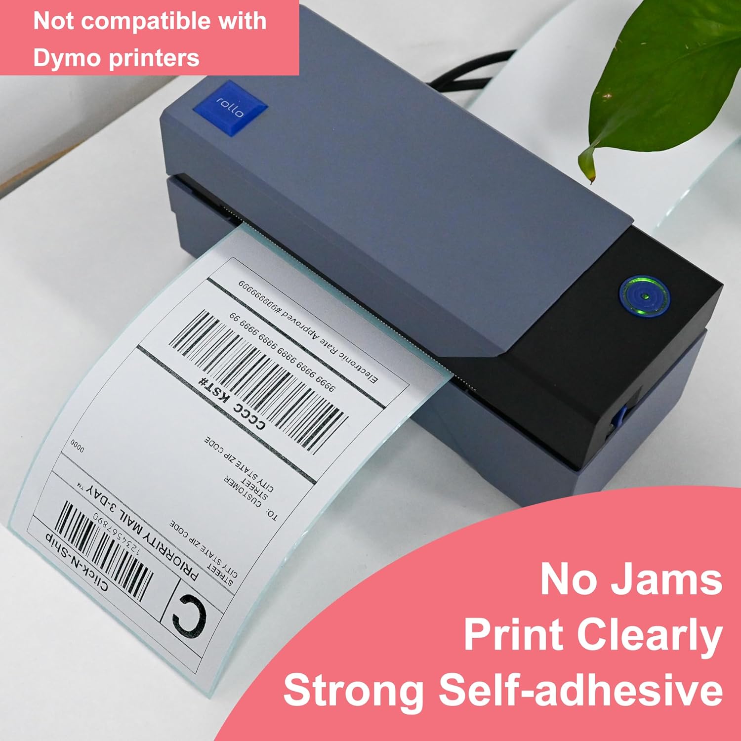 L LIKED Thermal Direct 4"X6" Shipping Label with Perforated Rolls of 150 Labels Great Use for Postage, Mailing & Shipping Labels -1 Rolls