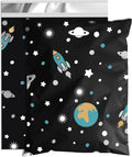Planets Poly Mailer 12x15.5 Inch 50 Pcs, Waterproof Shipping Bags for Clothing, Tear-Resistant Mailier Bags, Strong Mailing Bags with Self-Seal