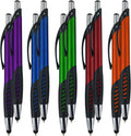 Stylus Pen, 2 in 1 Capacitive Stylus & Ballpoint Click Pen with Comfort Grip for Universal Touchscreen Devices,Tablets, iPad, iPhone 6,6 Plus, iPod, Android, Samsung Galaxy(Metallic 10 Pack)