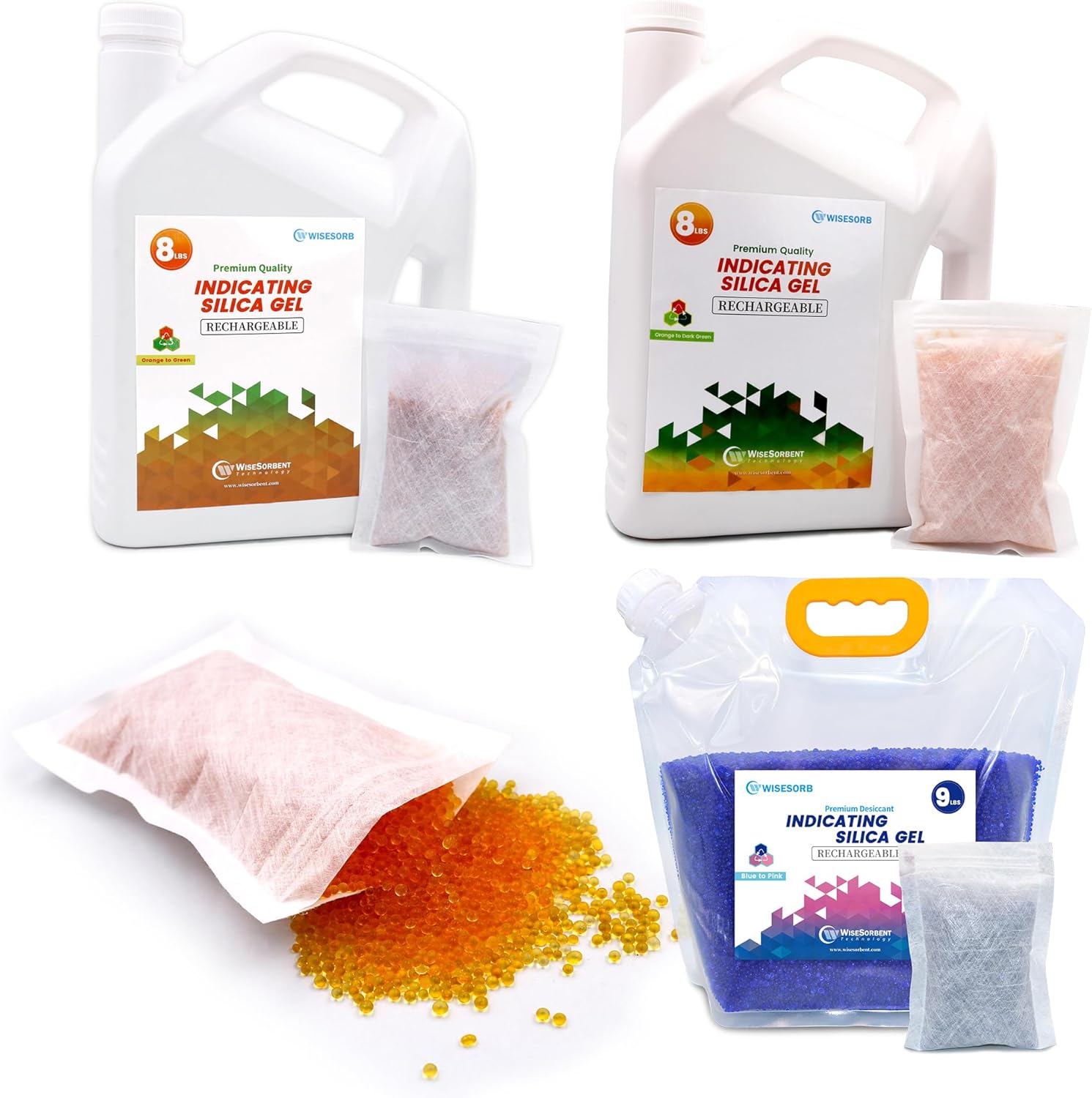 100 Packs Breathable Paper Bags, 6.3 by 8.2 Inch Resealable Nonwoven Ziplock Storage Bags, Sucn for Silica Gel Beads, Desiccant, Jewelry, Samples