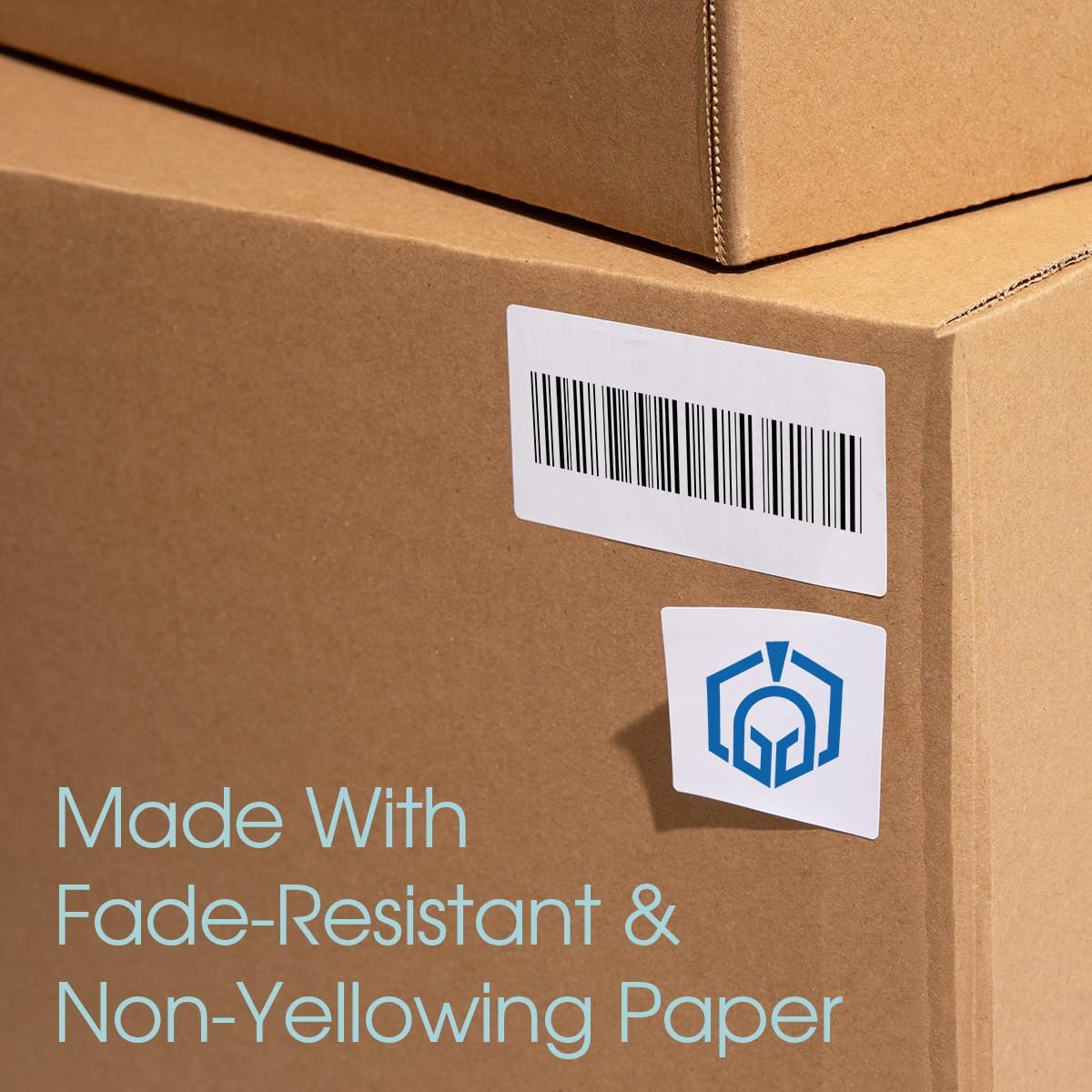 1 3/4" X 1/2" Matte White Return Address Labels Compatible with Inkjet and Laser Printers - 100 Sheets, 8000 Small Printable Stickers for Mailing, Barcodes, Organization - Spartan Industrial