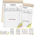 Custom Invoices Receipt Book for Small Business Personalized 3-Part Duplicate Carbonless Logo Receipt Books Sales Payment Forms with Company Name Address Phone Number 100 Sets 8.5" x 11"