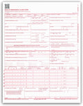 NextDayLabels - CMS 1500 / HCFA 1500 Insurance Claim Forms - Laser/Ink-Jet Compatible (New Version 02/12) Letter Size 8-12" x 11", 1000 Sheets Per Pack