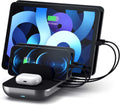 Satechi Multi Device Charging Station with Wireless Charging - for iPad Air/Pro M4/M3/M2/M1, MacBook Air/Pro M4/M3/M2/M1, iPhone 17 to 12 Series, AirPods, AirPods Pro, Apple Watch, and More