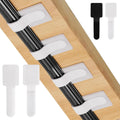 50-Pack Reusable Self-Adhesive Cable Ties Cable Management Adjustable Hook & Loop Straps for Organizing Data Cables, Wires, Headphones Under-Table Cord Management for Home, Office
