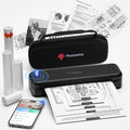 Phomemo Portable Printers Wireless for Travel Upgraded, M834 Bluetooth Thermal Printer 8.5" x 11"& A4 Size,Inkless Mobile Printer with Carry Case for Travel,Office,School,Car,Home,Black