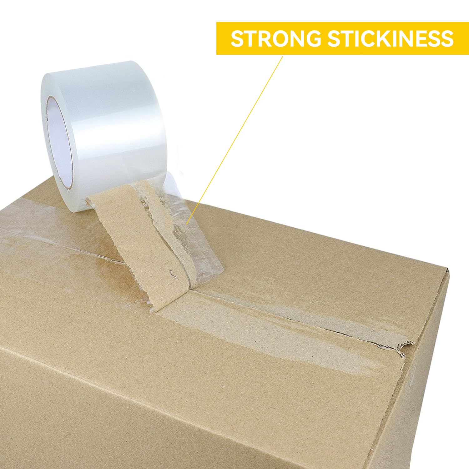 Clear Packing Tape 36 Rolls, Total 3960 yd., Heavy Duty Shipping Tape, Each 2 inch x 110 Yards x 2 mil Thick for Shipping, Packaging, Sealing and Moving