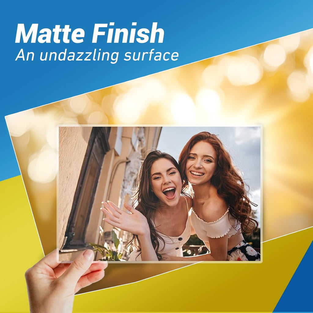Uinkit Matte Thermal Laminating Pouches, 9 x 11.5 Inches 3 Mil Thick Clear Anti-Glare with Matte Finish 50 Pack Fitted for Letter Size Laminating Sheets 8.5 x 11
