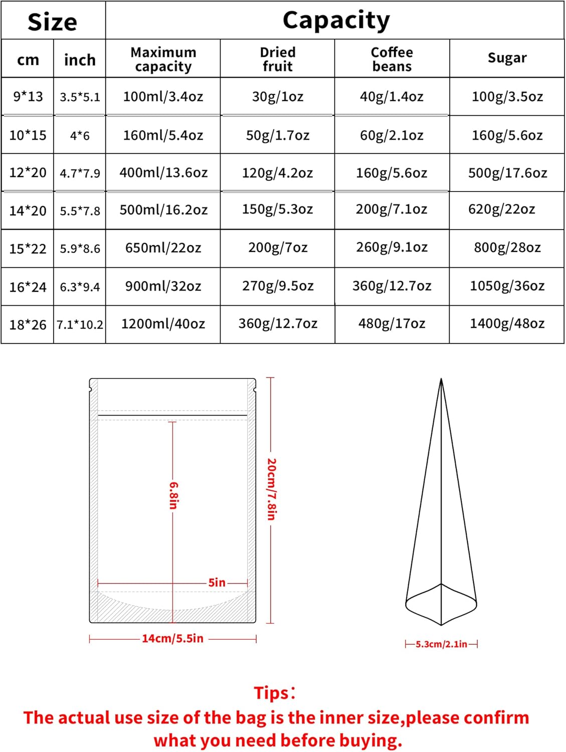 FireKylin 100 Pack Smell Proof Bags 5.5" x 7.8", Resealable Bags with Matte Window, Foil Pouch Stand Up Sealable Bags for Packaging（Green）