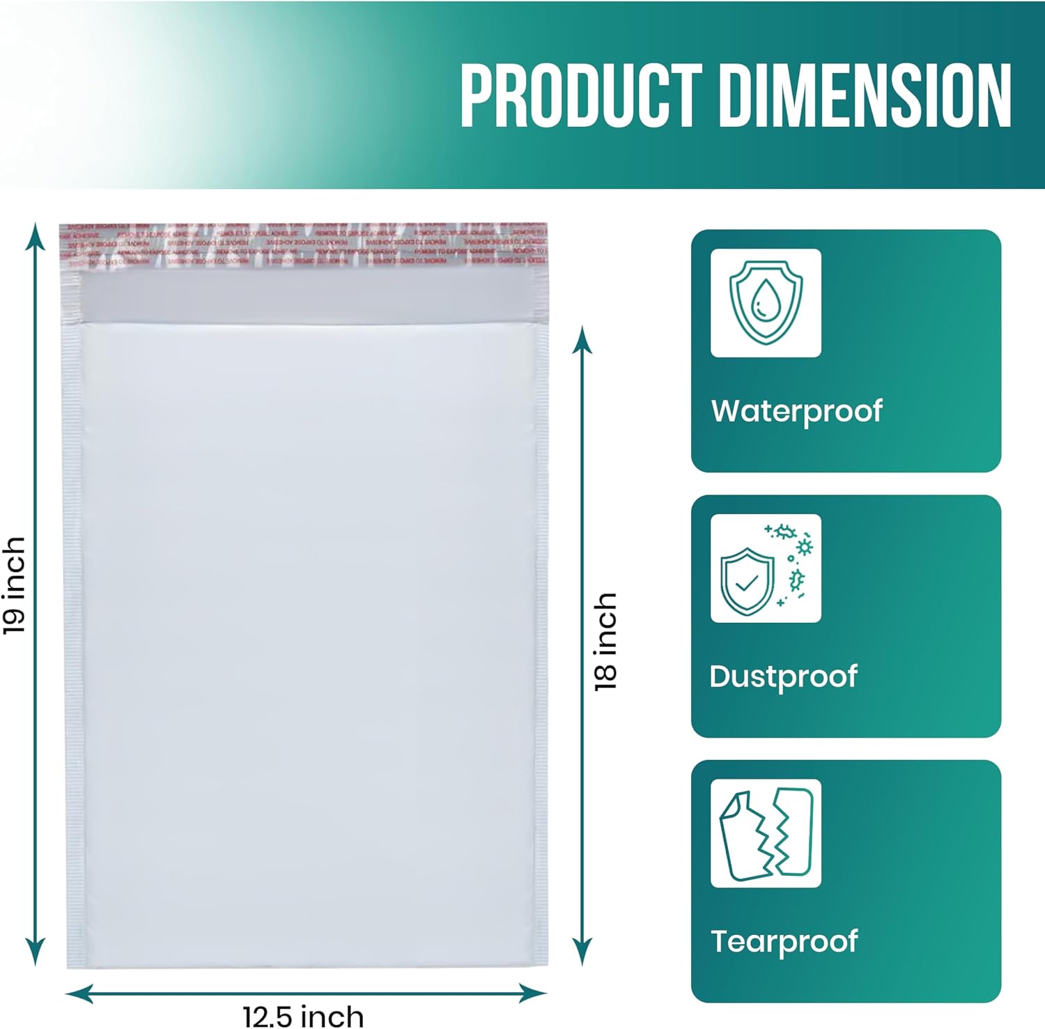 Levex - #6 12.5" x 19" [5 Pack] Poly Bubble Mailers, Padded Envelope Mailers, Packing Envelope & Mailing Bags for Shipping