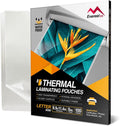 Everest Thermal Laminating Sheets, 8.9 x 11.4 Inches, 5 Mil Thick, 100 Pack, Non-Toxic Material and Adhesive, Letter Size Laminated Pouches for Documents, Clear (TH0500-02)