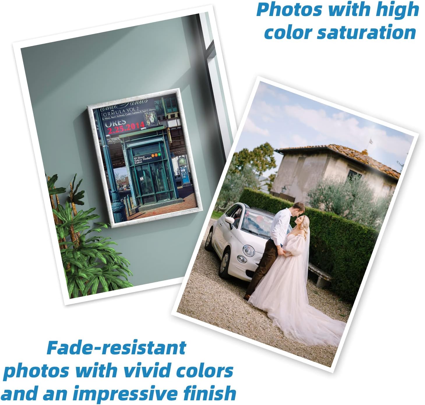 Uinkit 100 sheets Brochure Paper Glossy Double Sided 8.5x11 Inkjet 37lb 140gsm Dye ink Thin Photo Picture Flyer Calendar Magazine CD Cover letter