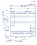 Adams Repair Order Book, Carbonless, 2-Part, White/White, 5-9/16 x 8-7/16 Inches, 50 Sets (D5084) (Pack of 10)