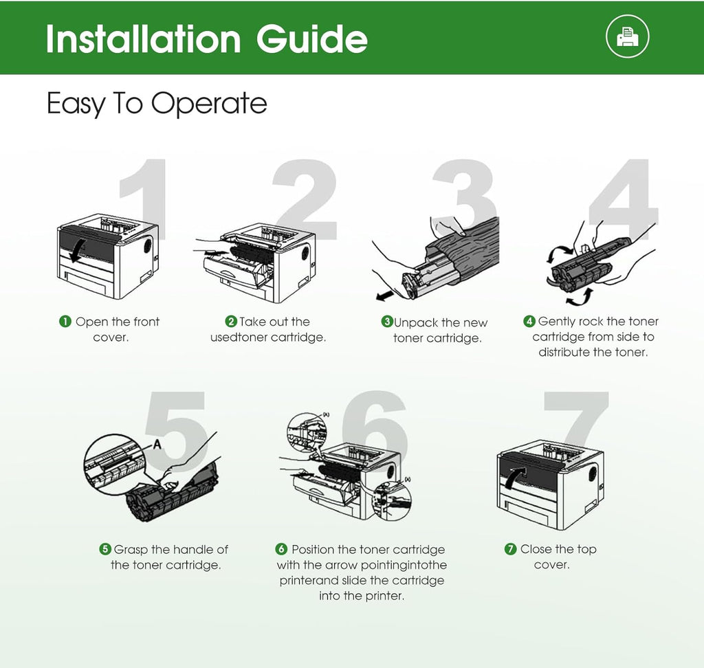 LLAOLLAO 56F1U00 Toner Replacement for Lexmark 56F1U00 Black Toner Cartridge High Yield for MS521 MS621 MS622 MX521 MX522 MX622 Laser Printer (25000 Pages)