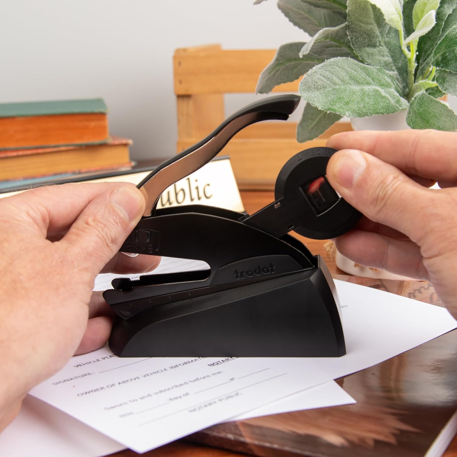 Alaska Round Notary Embosser | Official State Embosser | Official Seals | Meets State Specifications (Alaska, Round Embosser)