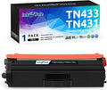 INK E-SALE Compatible Toner Cartridge Replacement for Brother TN433 TN431 (Black, 1-Pack), for use with Brother HL-L8260CDW HL-L9310CDW DCP-L8410CDW MFC-L8610CDW MFC-L8690CDW DCP-L8410CDW Printer
