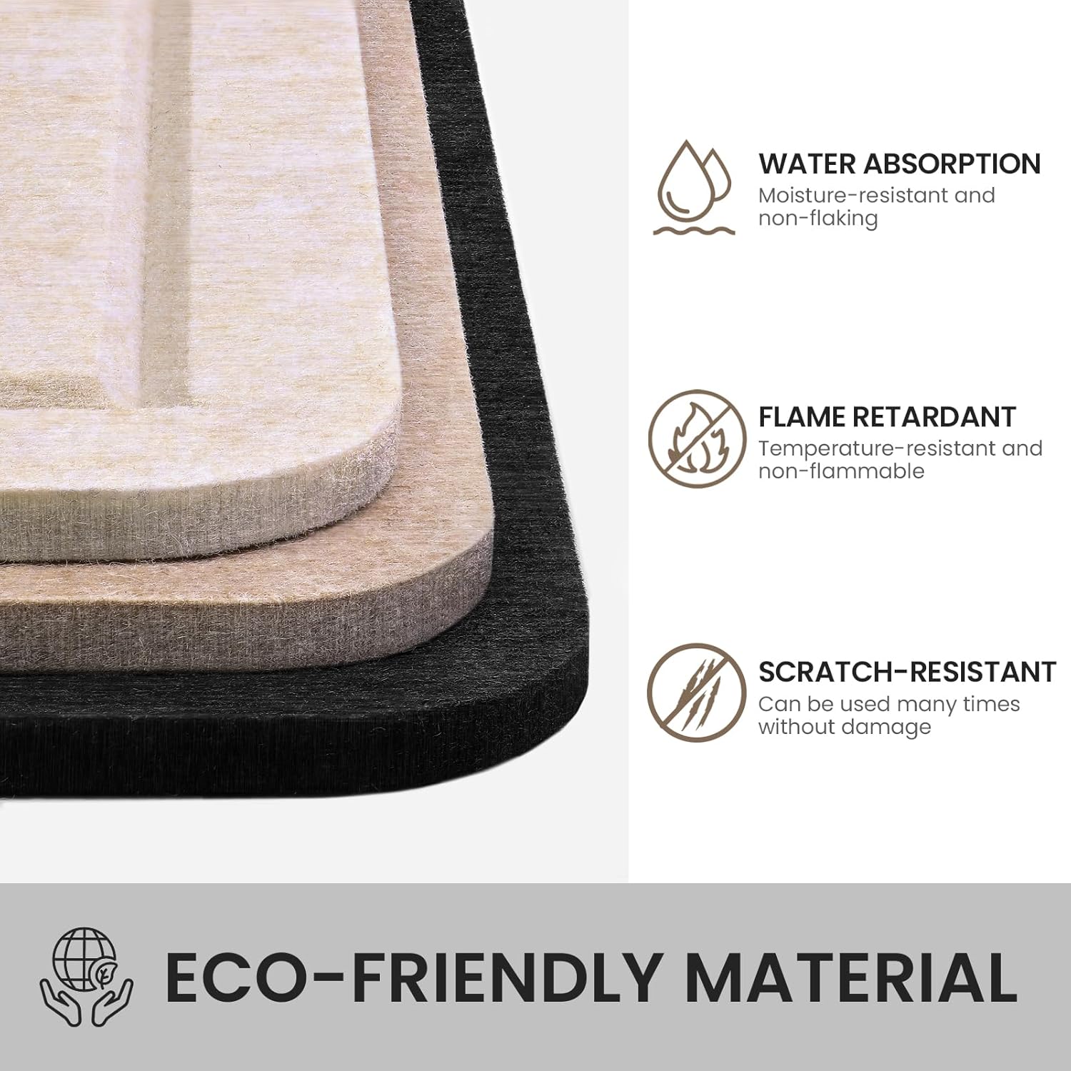 Large Bulletin Board, 60 X 36 Inches Felt Cork Board with 40 Pushpins, Foldable Felt Notice Pin Board Photo Display Board with Self-Adhesive Tape for Office Home School