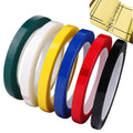 6 Pack 3mm 1/8 inch Width Graphic Tape Whiteboard Self Adhesive Chart Line Grid Marking Tapes Gridding Pinstripe Electrical Art Artist Tape, 108 feet feet Long Per Roll