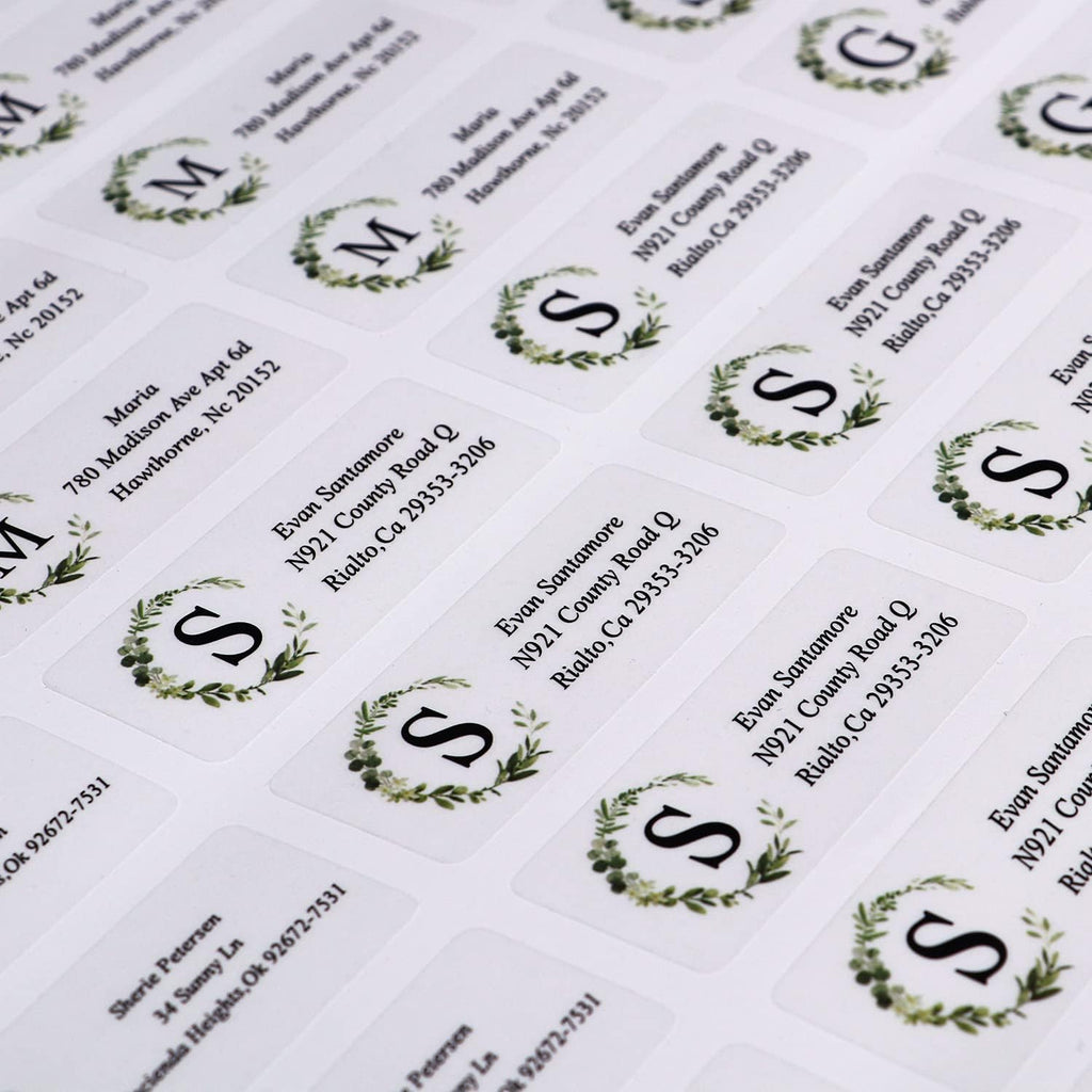 Custom Address Labels - Personalized Address Labels with Strong Adhesion, Can Be Used for Cardboard, Paper, Plastic, Glass, Metal (2.6x1 Inch, Set of 280)