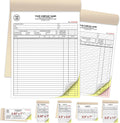 Custom Invoices Receipt Book for Small Business Personalized 2-Part Duplicate Carbonless Logo Receipt Books Sales Payment Forms with Company Name Address Phone Number 100 Sets 8.5" x 11"