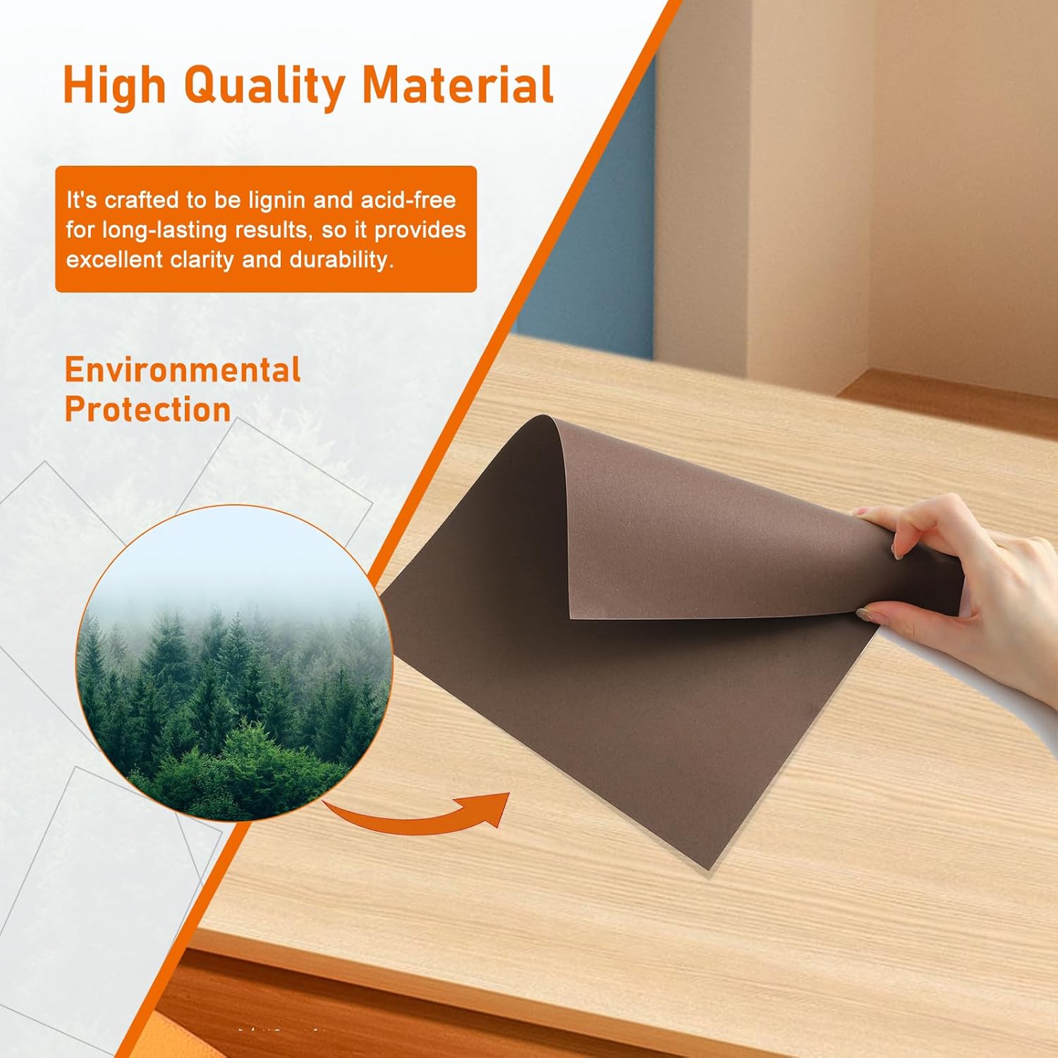 28 Sheets Coffee Color Cardstock 8.5 x 11 Scrapbooking Paper, 92lb Heavyweight Dark Brown Paper Card Stock for DIY Cards Making, Wedding Invitations, School, Memus, Greeting Cards