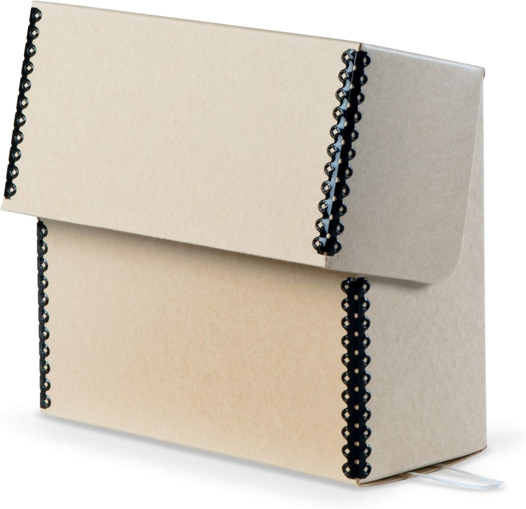 Gaylord Archival Tan Flip-Top Document Storage Box - 5W x 12 1/4L x 10 1/4" H