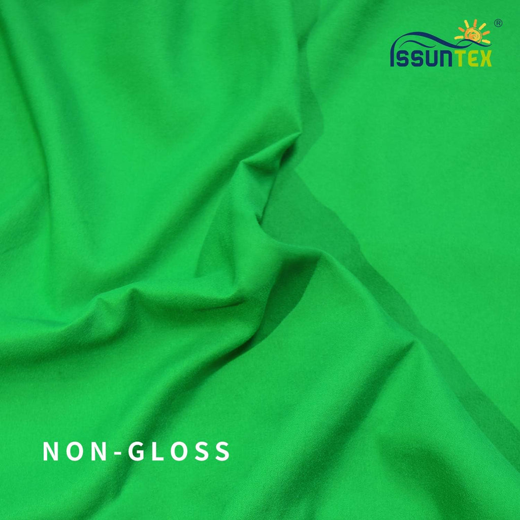 ISSUNTEX 6X9 ft Background Muslin Backdrop, Photo Studio, Collapsible High Density Screen for Video Photography and Television-Green