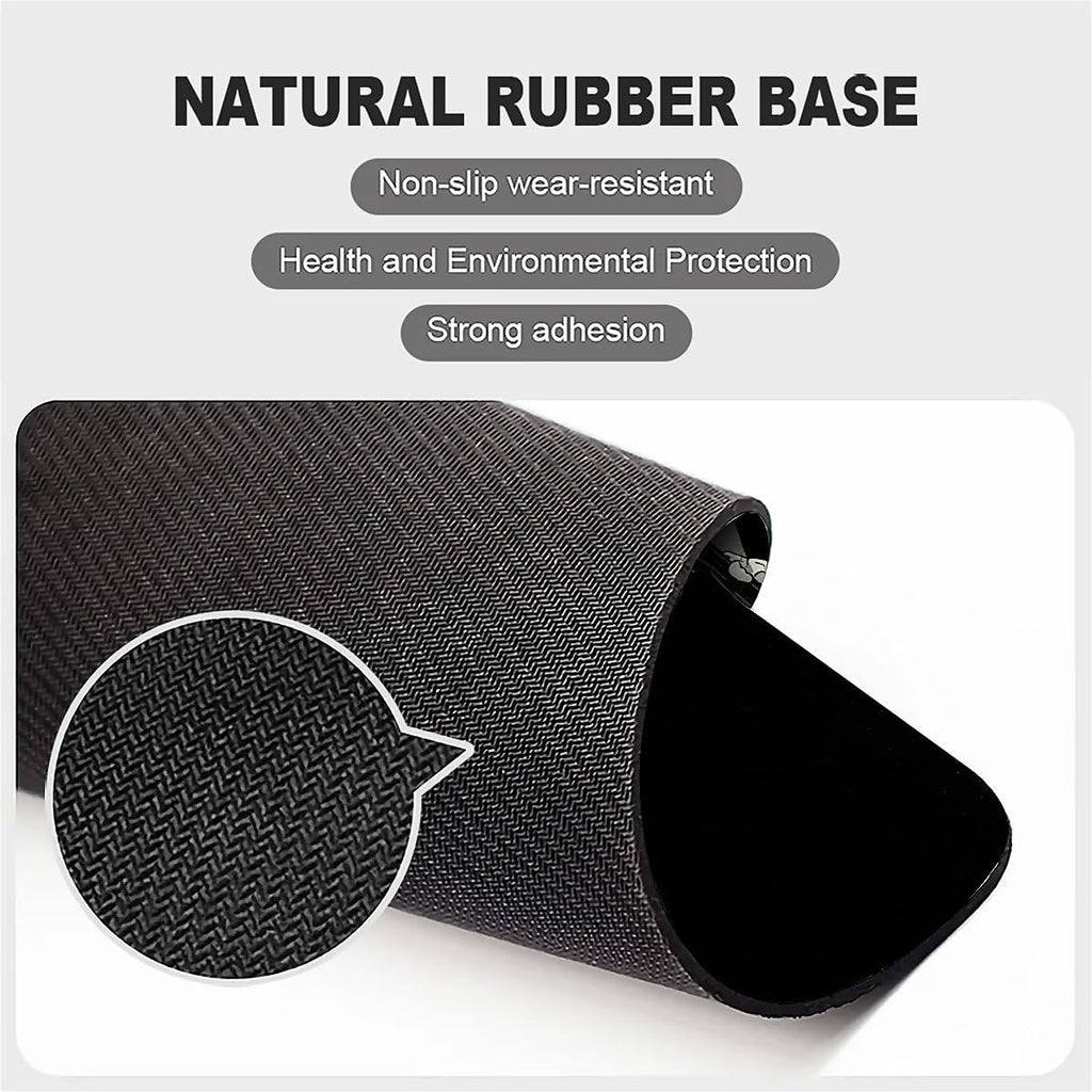 Square Mouse Pad Black Japanese Wave, Personalized Premium-Textured Custom Mouse Mat Design, Washable Mousepad Cloth, Non-Slip Rubber Base Computer Mouse Pads for Wireless Mouse