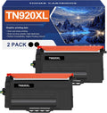 Toner Bank TN920XL TN920 Toner Cartridge HL-L6210DW Compatible for Brother TN920 TN920XL TN-920XL TN920XXL for Brother HL-L6210DWT HL-L5210DN HL-L5210DW HL-L5210DWT High Yield Printer 2 Pack