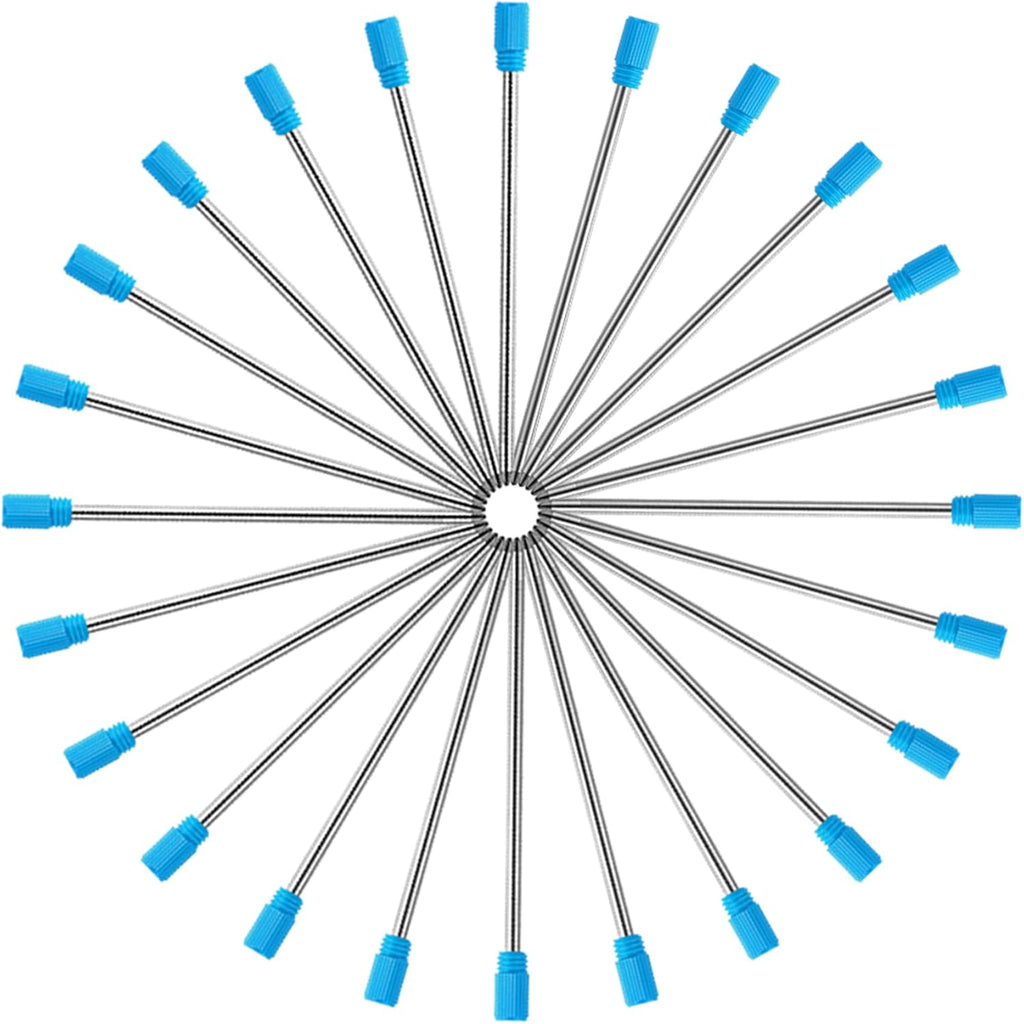 DunBong Ballpoint Metal D1 Refill for Multifunction Pen, Blue Pack of 5 Pieces (Blue)
