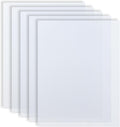 Binditek 15 Pack 16 Mil Heavyweight Binding Presentation Covers, Polycovers with Lined Pattern, 8-1/2 x 11",Letter Size, Square Corners, Un-Punched, Office Supplies