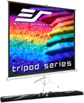 Elite Screens Tripod Series, 113-INCH 1:1, 16:9, 4:3 Adjustable Multi Aspect Ratio Portable Indoor Outdoor Projector Screen, 8K 4K Ultra HD 3D Ready, US Based Company 2-YEAR WARRANTY, T113NWS1 - White