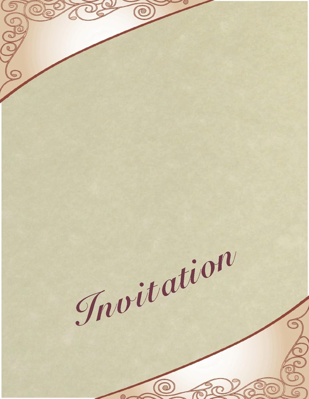 100 Natural Parchment 65lb Cover Paper Sheets 5.5" X 8.5" (5.5X8.5 Inches) Half Letter | Statement Size - Printable Old Parchment Semblance