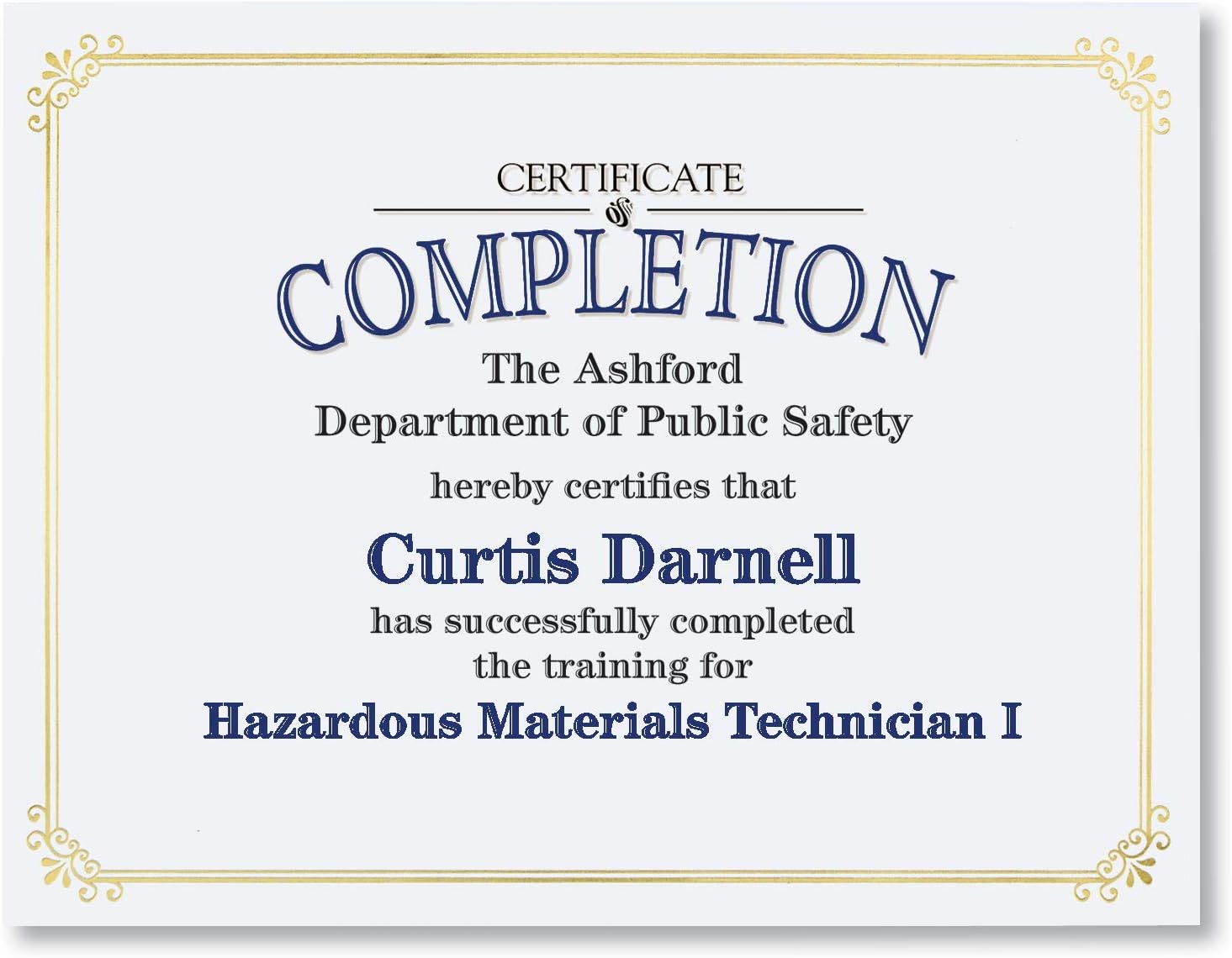PaperDirect Gold Foil on White Simple Border Specialty Certificates, 8½ x 11, 50 Count, Certificates And Awards Paper, For School, Work, Diplomas & Award Certificates