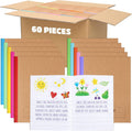 Henoyso 60 Pcs Primary Composition Notebook 9 3/4 x 7 1/2 Inch Kids Journal, Back to School Supplies, K-2 Primary Writing Notebook for Kids Student Draw and Write Story Journal (Stylish Color)