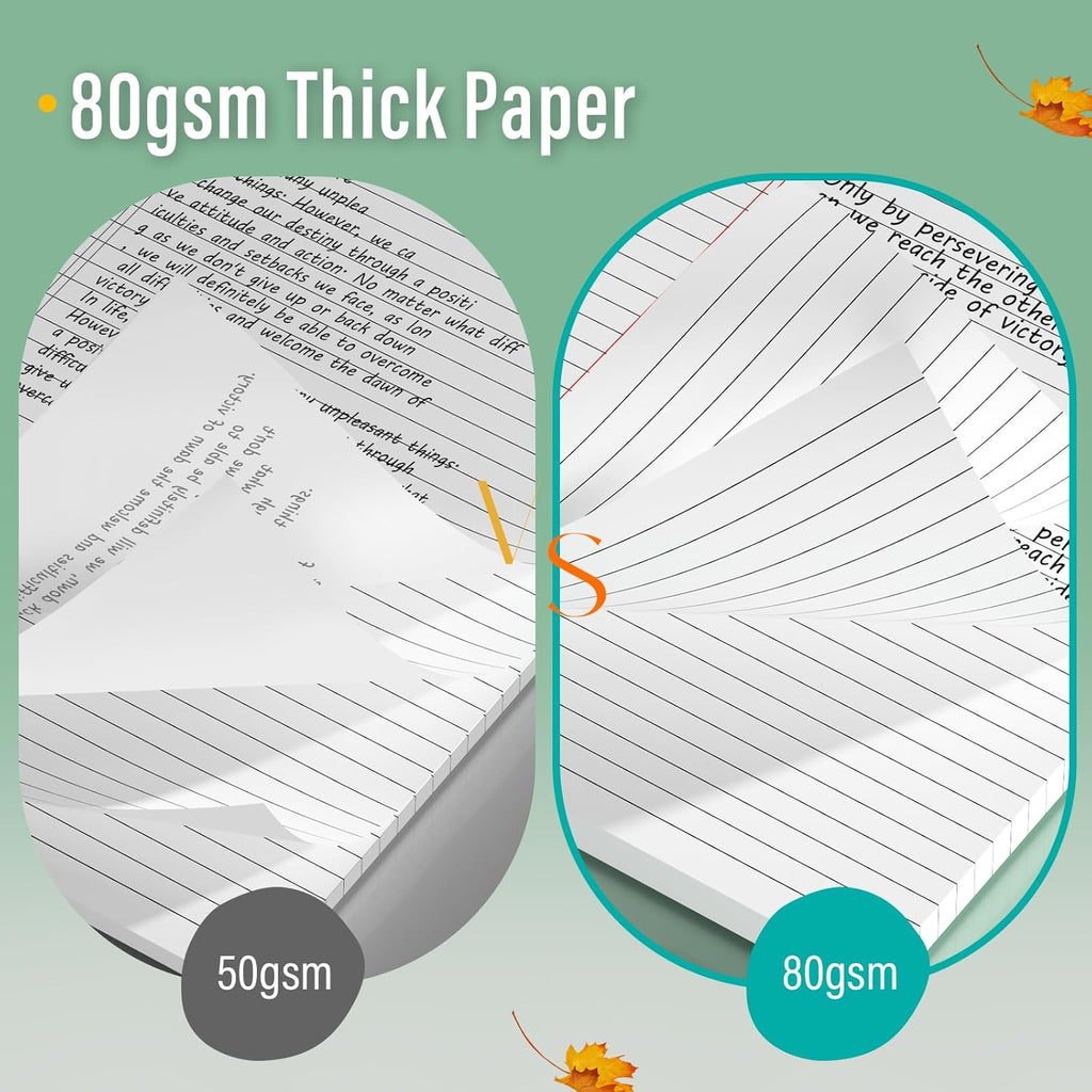 2 Pcs Legal Pads 8.5 x 11 Note Pads 8.5 x 11 Inch Notepad 60 Sheets Writing Pads Wide Ruled Lined Paper Pads White Paper Note Pads 8.5 x 11 with 30 Sheets Per Legal Pad for School, Office, Home