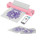 P19 Wireless Tattoo Stencil Printer Bluetooth Thermal Temporary Tattoo Transfer Printer Machine Kit for Tattoo Artists & Beginners