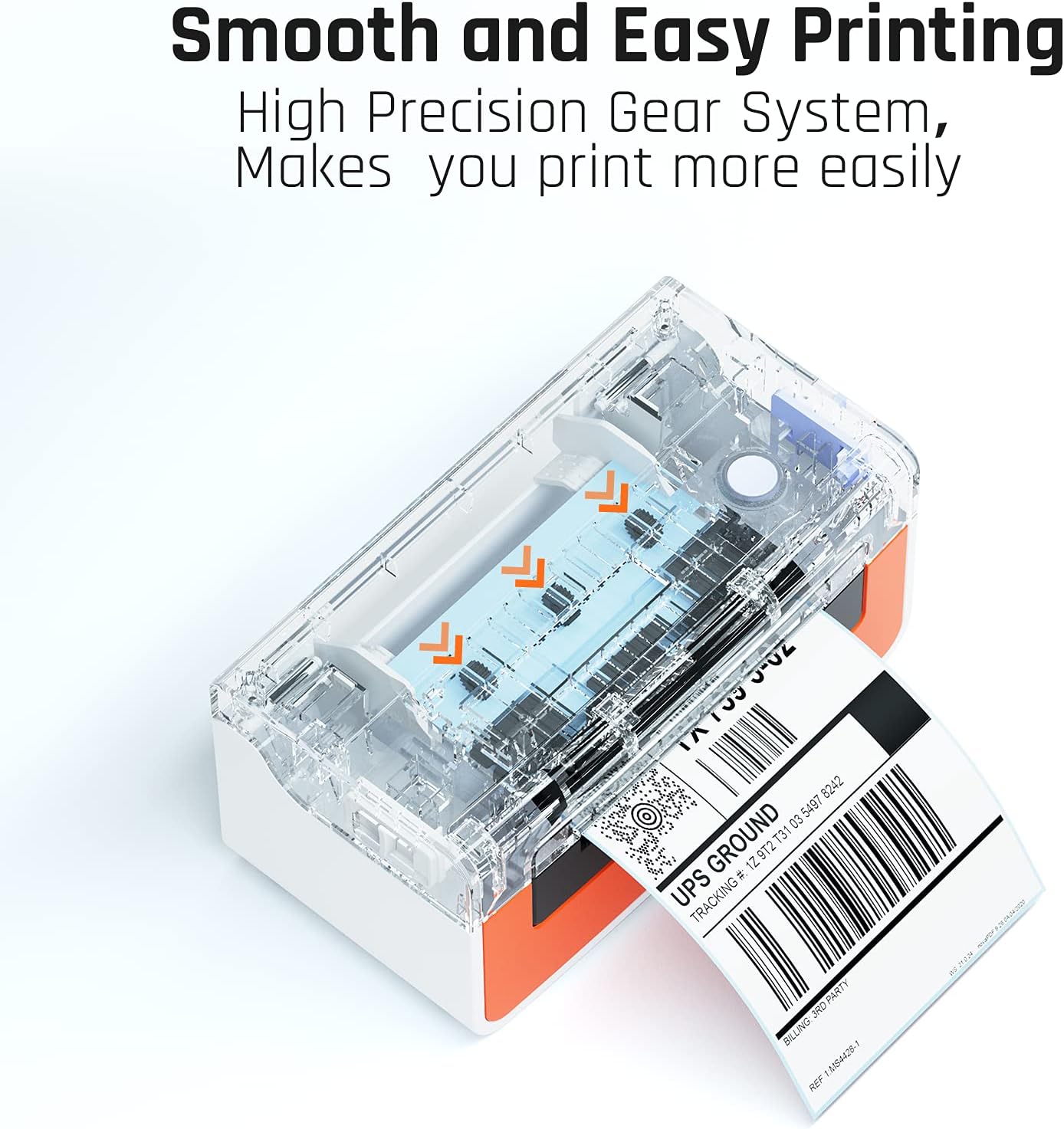 K COMER Thermal Label Printer 300DPI,4x6 Shipping Label Printer for Package,Desktop Label Maker Compatible with Amazon, Etsy, USPS, Shopify, Ebay, Work with Windows & Mac for Small Business