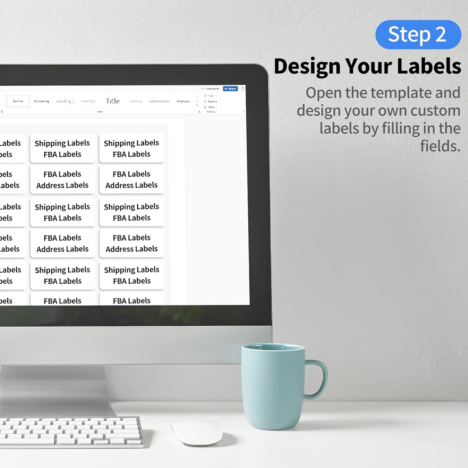 1" x2-5/8 Shipping Address Labels, Blank Mailing Labels, 30-UP White Self-Adhesive Name Tag Stickers for Inkjet and Laser Printer [100 Sheet 3000 Labels]