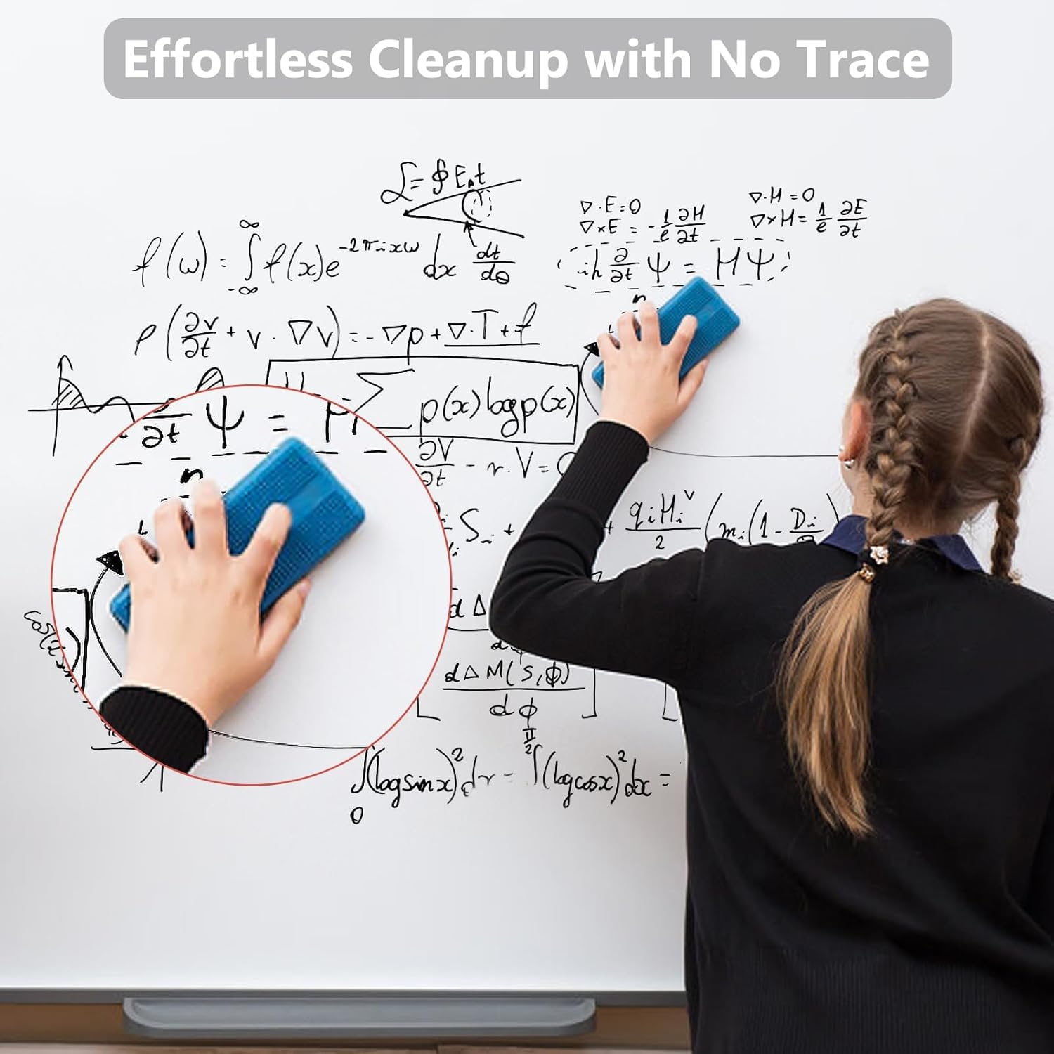 SFAIH Fine Tip Dry Erase Markers - 144 Pack Black Whiteboard Erasable Markers Bulk for Kids Adults, Ideal for Classroom School Office Home Use on White Board, Non-Toxic Easy Clean