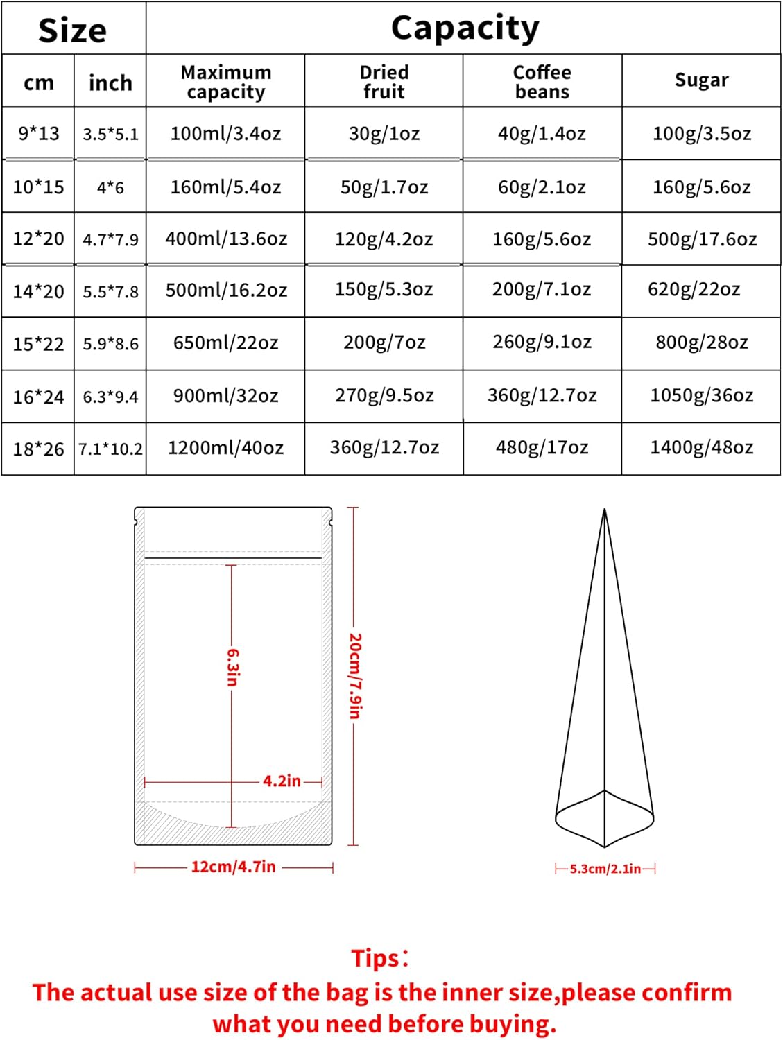 FireKylin 100 Pack Smell Proof Bags 4.7" x 7.9", Resealable Bags with Matte Window, Foil Pouch Stand Up Sealable Bags for Packaging（Green）