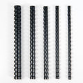 TOTiyea 100 Pack 19 Ring Binding Combs, Multi Sizes, 3/8 Inch, 1/2 Inch, 5/8 Inch, 3/4 Inch, 1 Inch, Letter Size, Black Binding Comb Spines Set