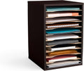 Safco Products Vertical Desktop Sorter, 11 Compartment, Black