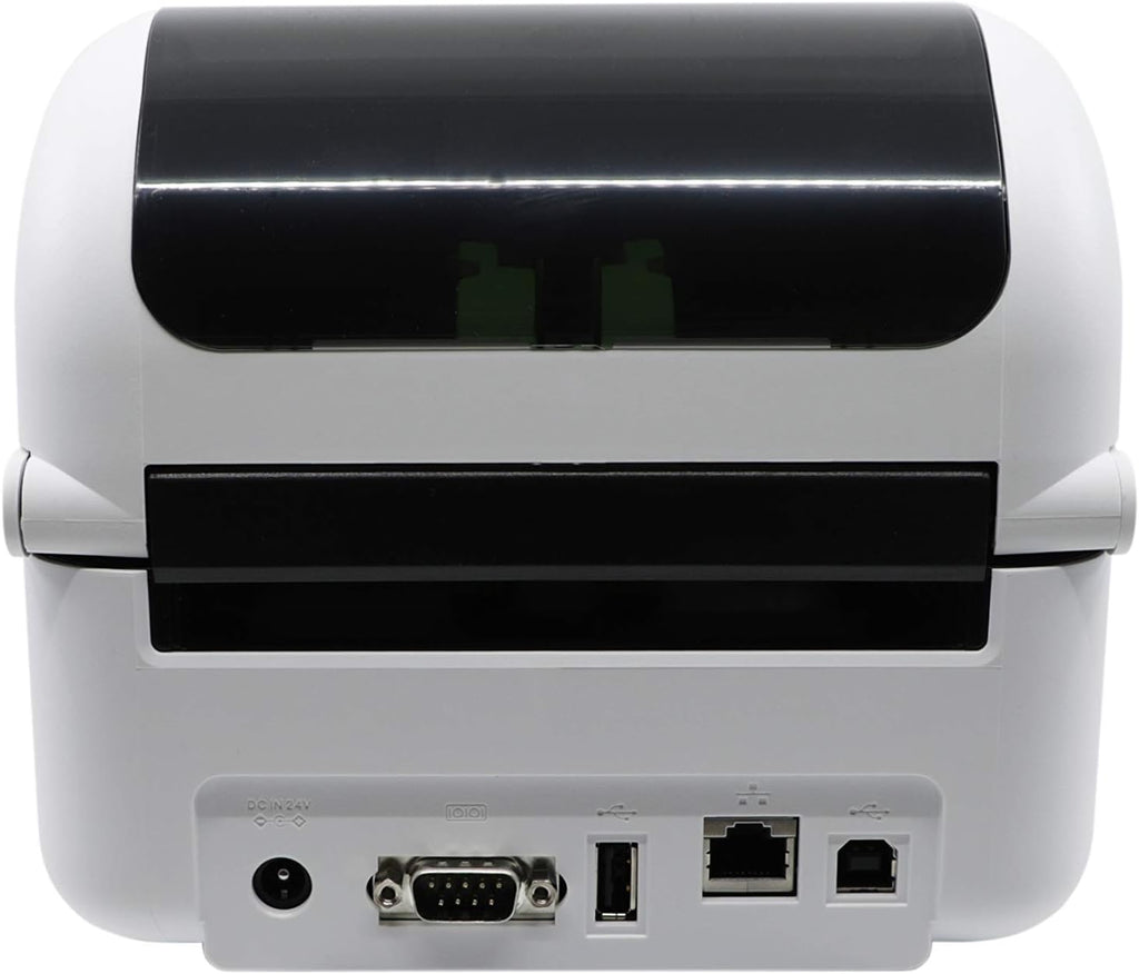 Brother TD-4550DNWB 4-inch Thermal Desktop Barcode and Label Printer, for Labels, Barcodes, Receipts and Tags, 300 dpi, 6 IPS, Standard USB and Serial, Ethernet LAN, Built-in Wi-Fi and Bluetooth,White