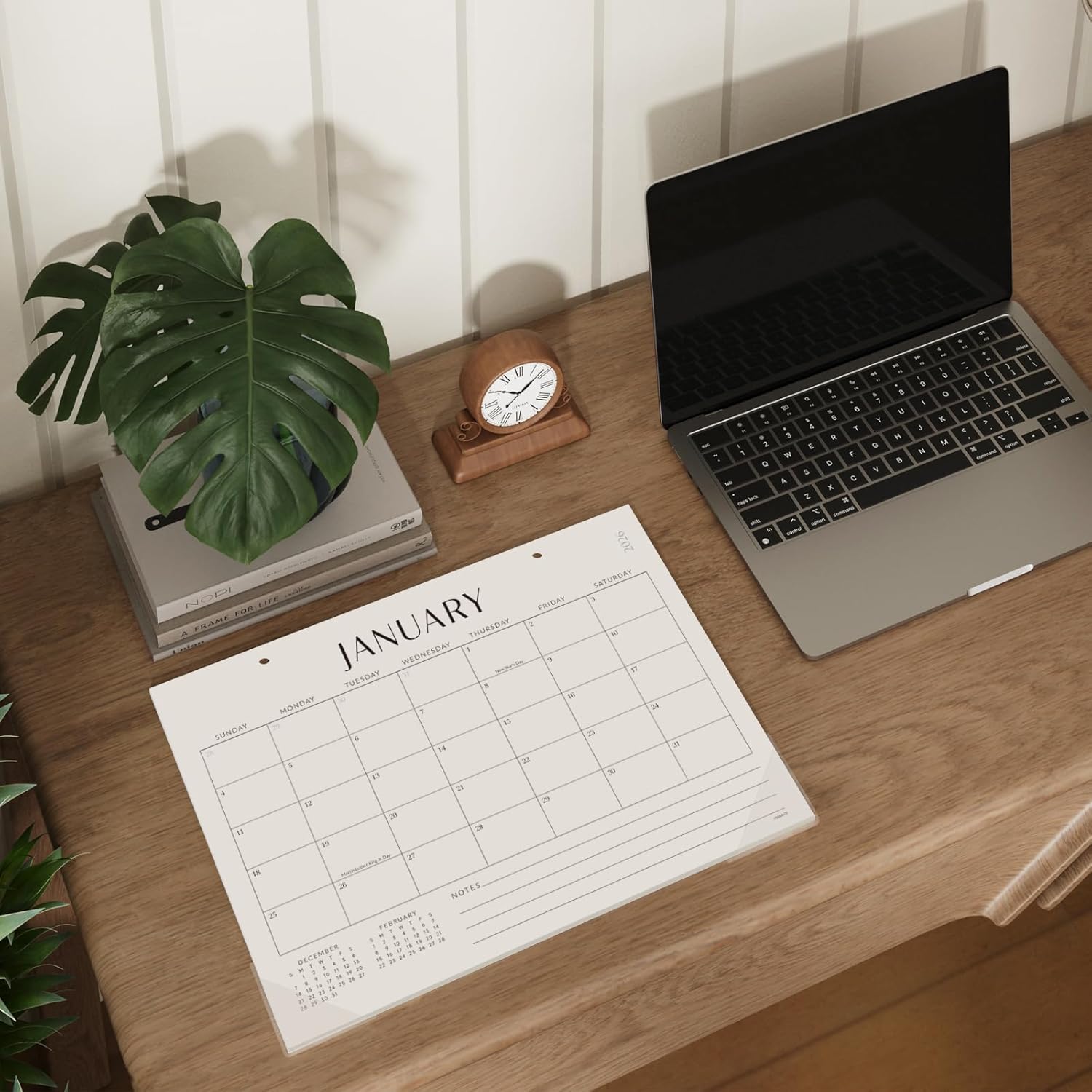 Jotsome Desk Calendar 2025-2026, Desk Pad Calendar From Now to December 2026 14x10.5 inch, Desk Blotter Calendar for Home and Office, Easy Planning