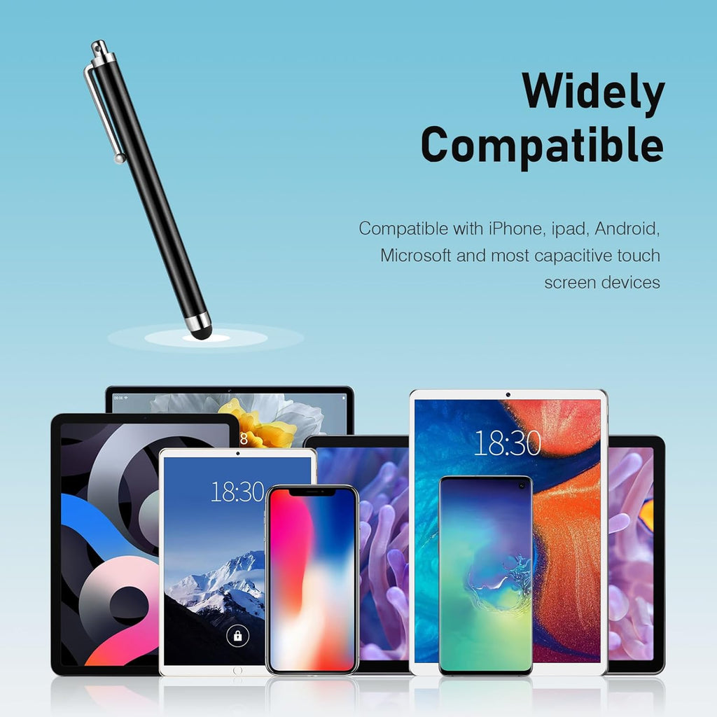 Stylus Pens for Touch Screens, AGREJO High Precision Universal Stylus for iPad iPhone Tablets Samsung Galaxy All Capacitive Touch Screens (20-Pack)