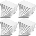 Fainne 3 x 5 Inch Paper Note Pads White Memo Pad Blank Writing Memo Scratch Paper for Waitress Waiter Book to Do Grocery List Small Notebook Restaurant Checkbook, White(40 Pack)