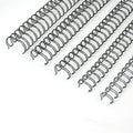 Rayson Double Loop Binding Wires, Mixed Sizes (9/16", 5/8", 3/4", 7/8", 1") 2:1 Pitch Wire Binding Spines, 21-Loop Black, Pack of 50