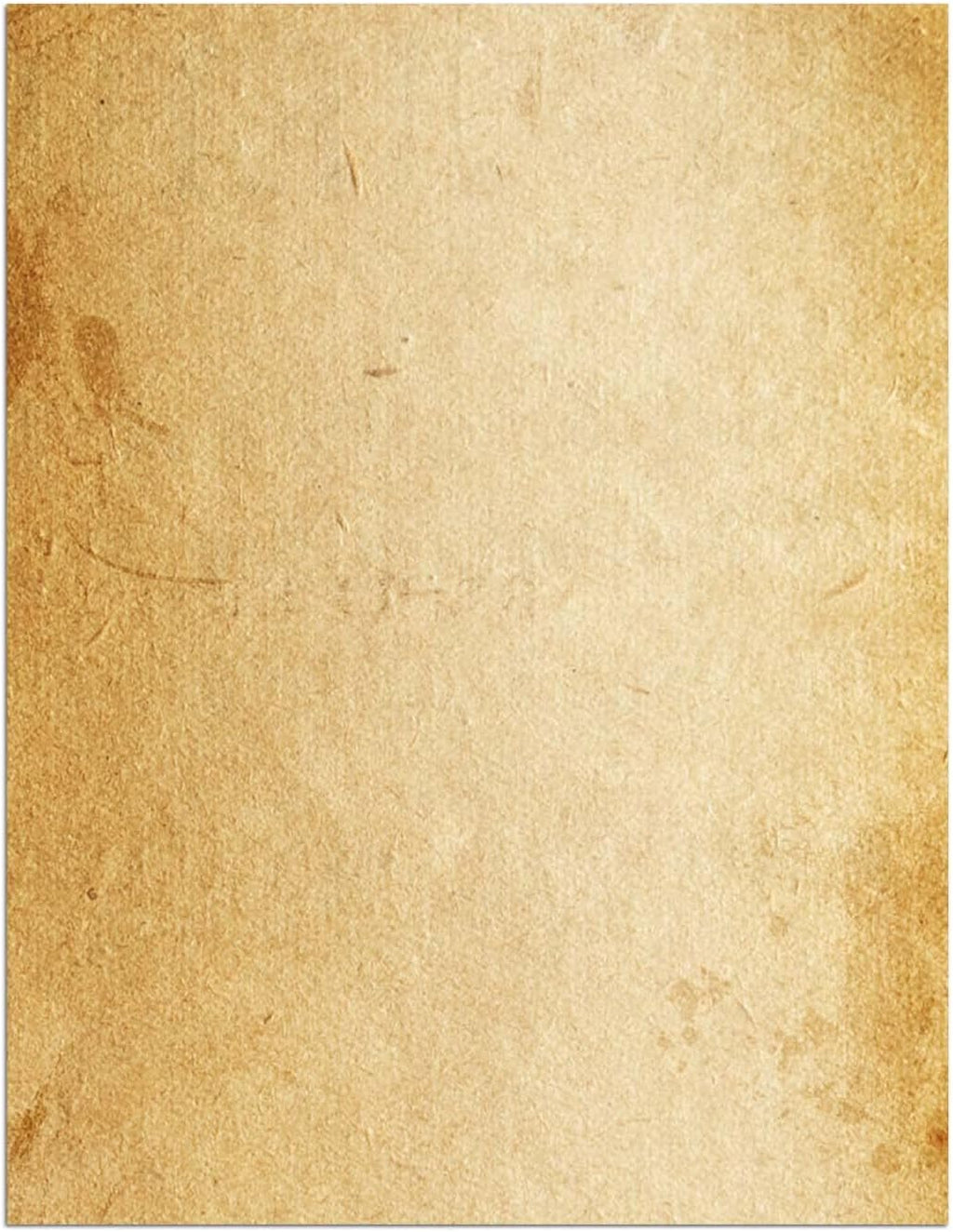 Loose Leaf Paper, Stationery Writing Paper, Vintage Antique Letterhead Paper 8.5" x 11",50 Sheets, A4 Unpunched Refills Paper for Ring Binder/Discbound, Decorative Printer Paper